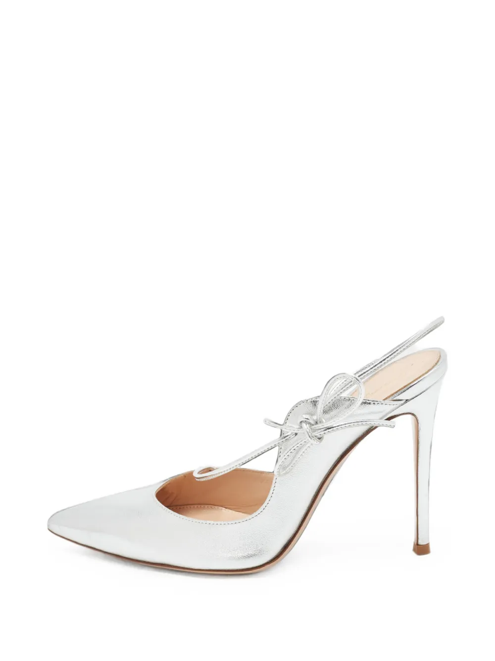 Gianvito Rossi Manhattan D'Orsay pumps - Argento