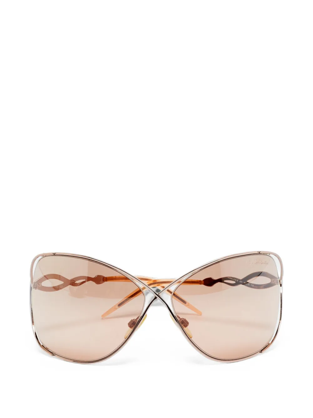 Tom Ford Vintage lunettes de soleil oversize Acrisio - Orange