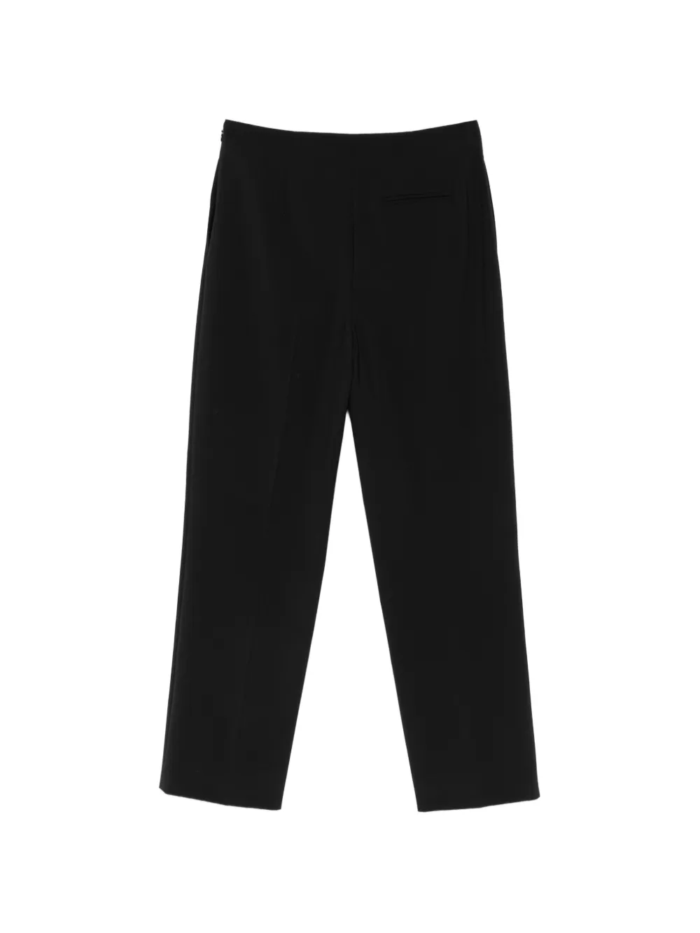 Alberta Ferretti pressed-crease straight-leg trousers Zwart