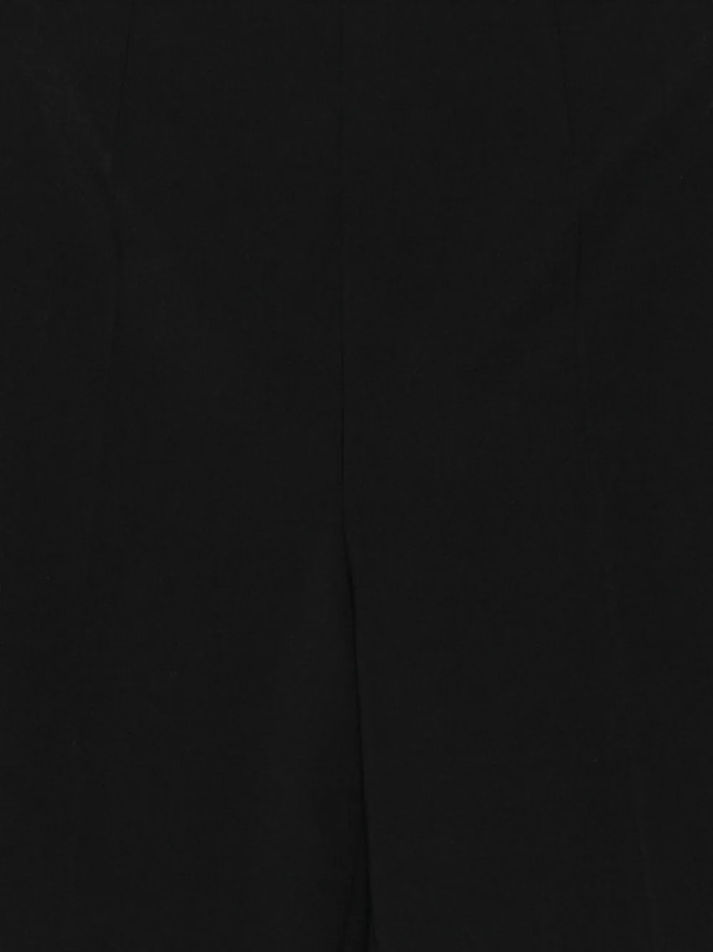 Alberta Ferretti pressed-crease straight-leg trousers Zwart