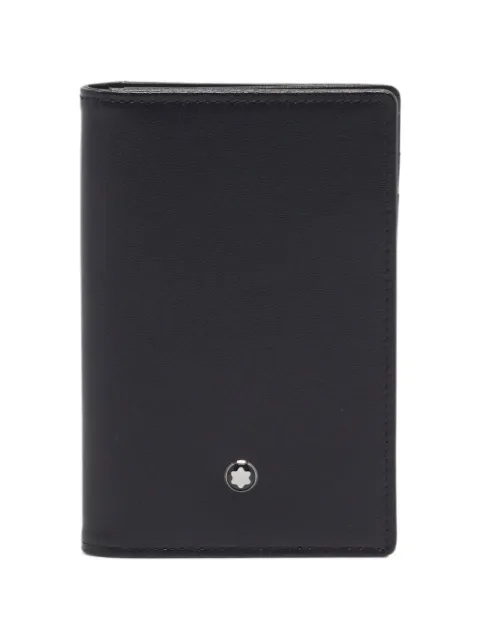Montblanc Meisterstuck logo-plaque card holder