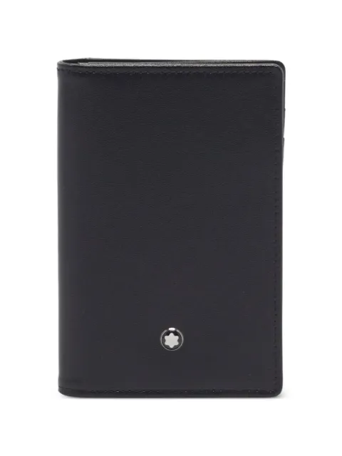 Montblanc Meisterstuck logo-plaque card holder