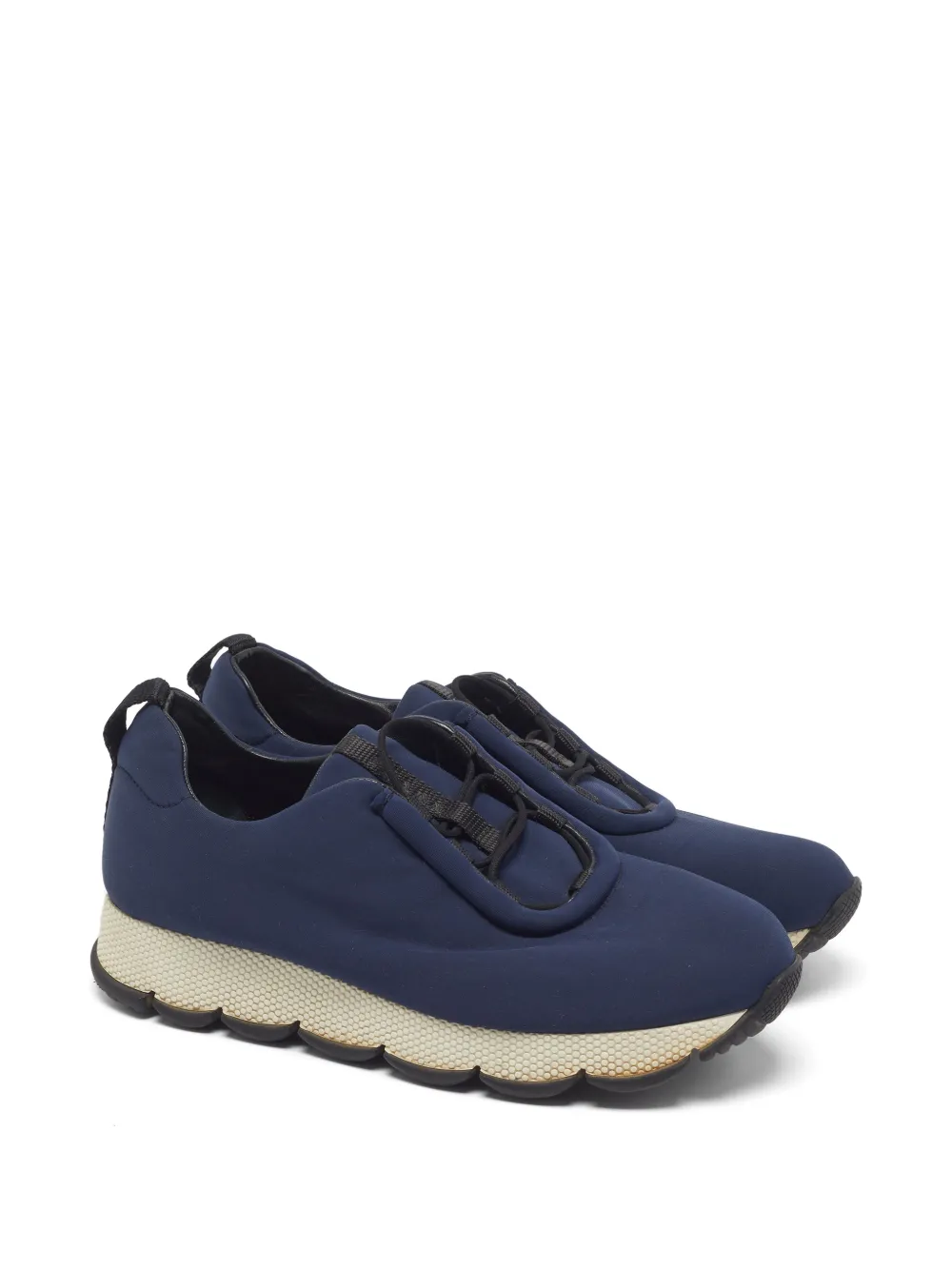 Prada Pre-Owned Sneakers mit Schnürung - Blau