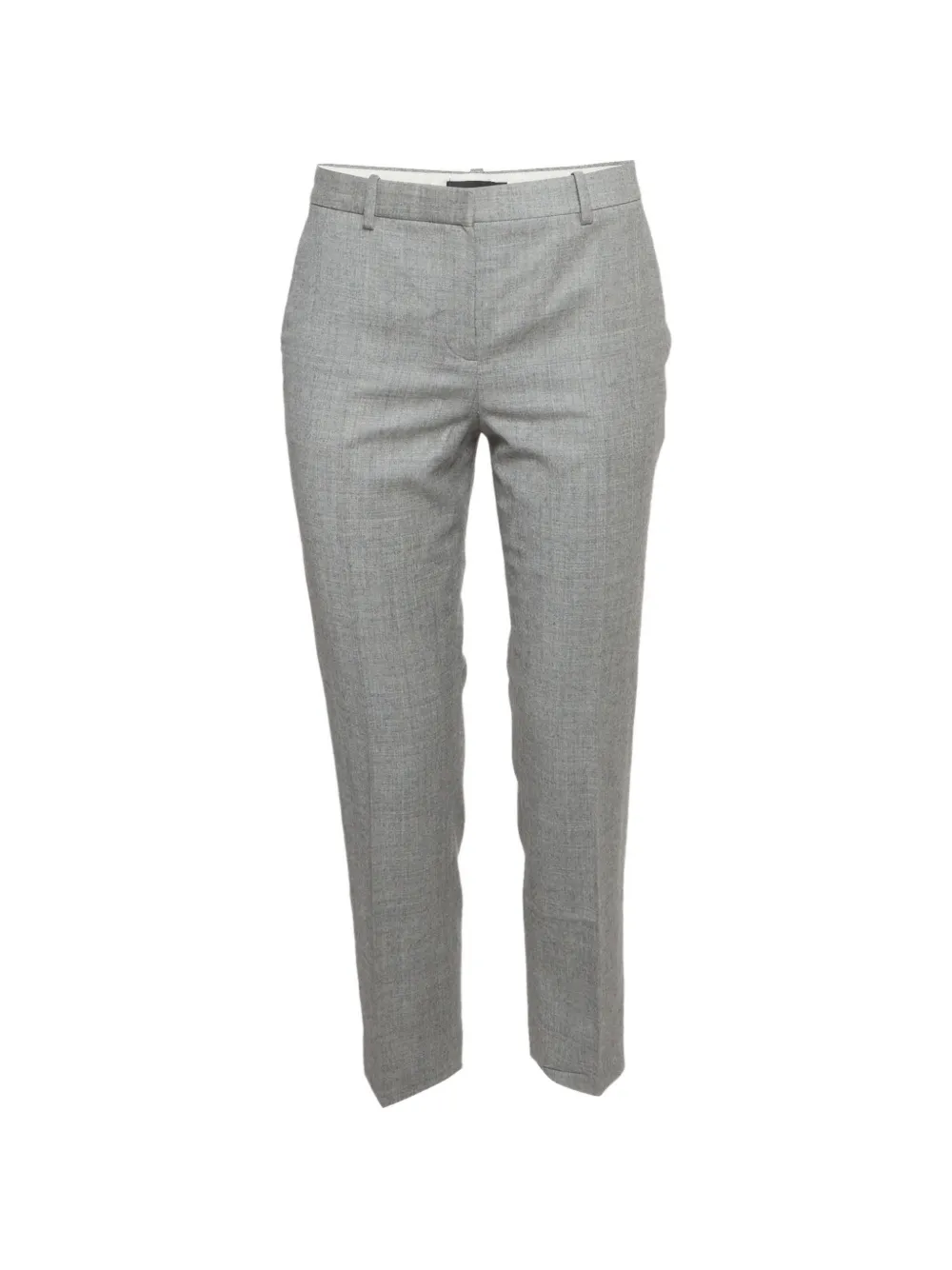 Theory Pantaloni dalla vestibilità dritta con passanti per cintura - Grigio