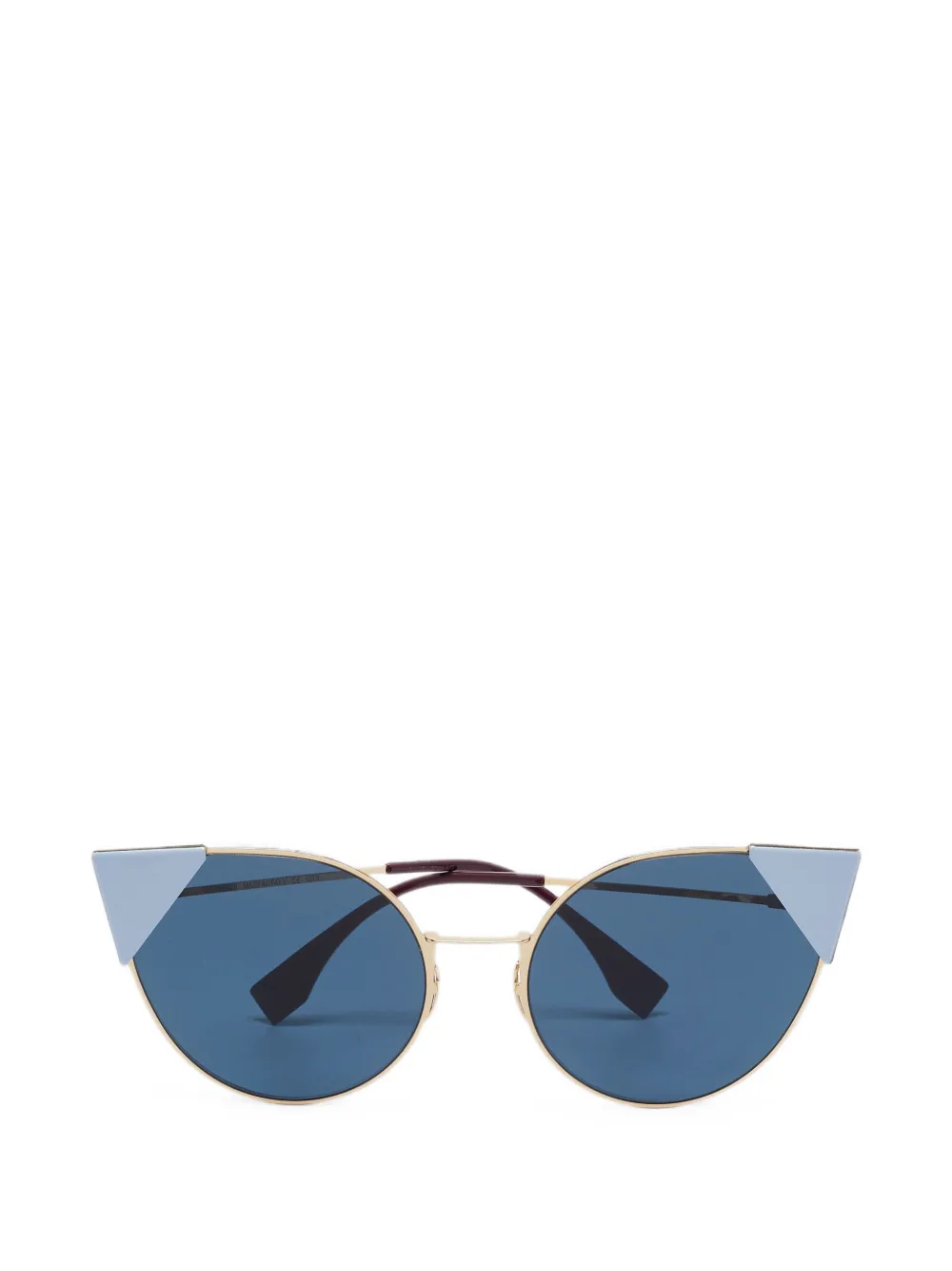 Fendi Pre-Owned lunettes de soleil à monture papillon - Or Fendi Pre-Owned lunettes de soleil à monture papillon - Or