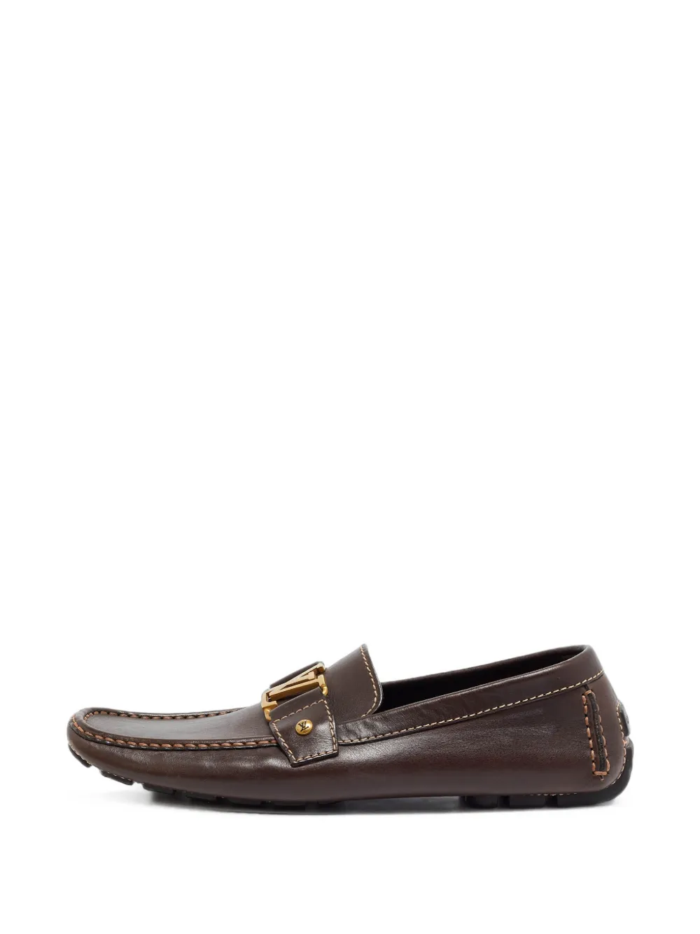 Louis Vuitton Pre-Owned Monte Carlo Loafer mit Logo - Braun