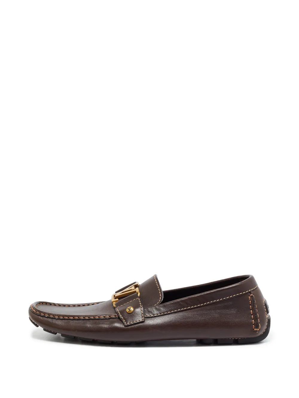 Louis Vuitton Pre-Owned Monte Carlo Loafer mit Logo - Braun