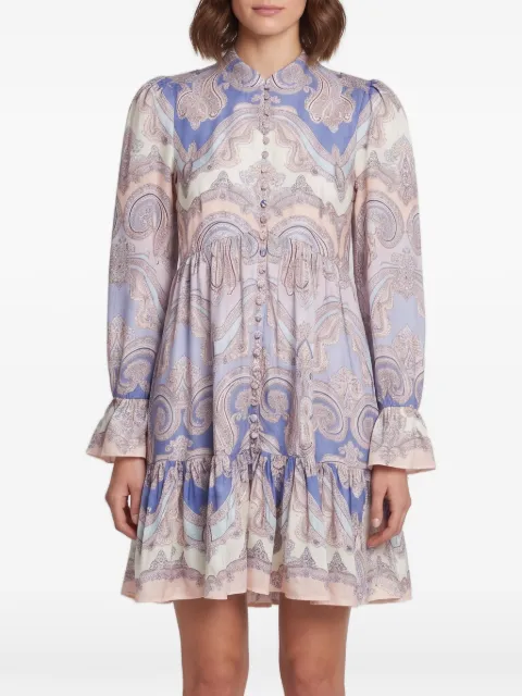 ZIMMERMANN Maxine paisley-print mini dress