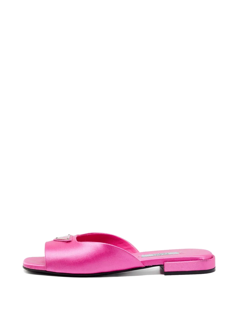 Prada Pre-Owned Triangle-logo flat sandals - Rosa