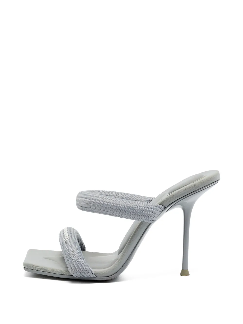 Pre-Owned Alexander Wang sandales Julie à talon et bride tubulaire - Gris Pre-Owned Alexander Wang sandales Julie à talon et bride tubulaire - Gris
