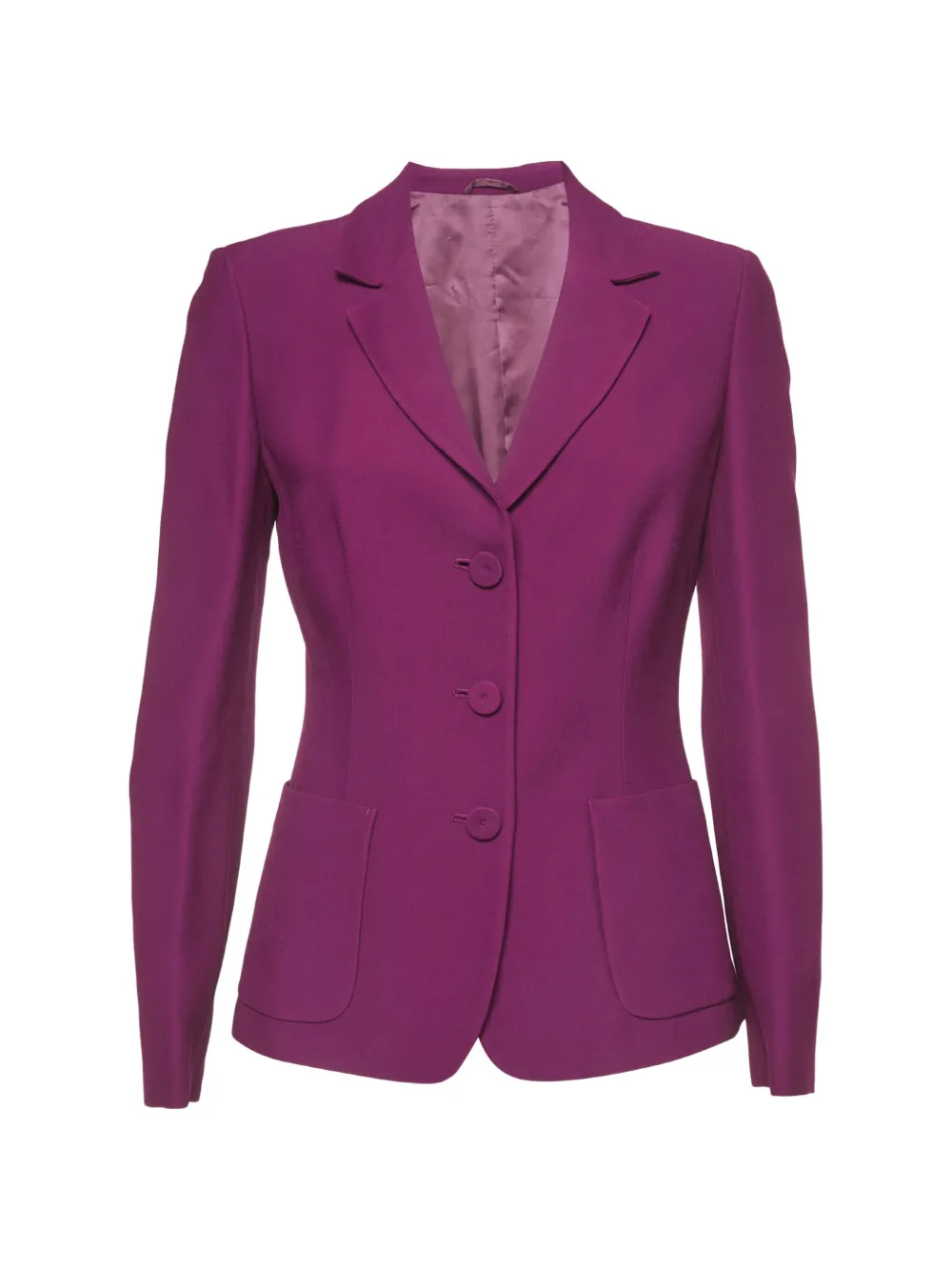 Pre-owned Prada 2014 Single-breasted Blazer In Purple