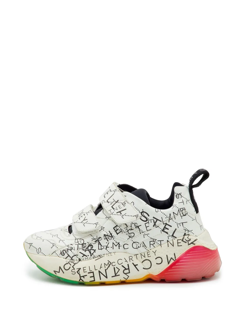 Stella McCartney Pre-Owned Eclypse Sneakers mit Graffiti - Weiß