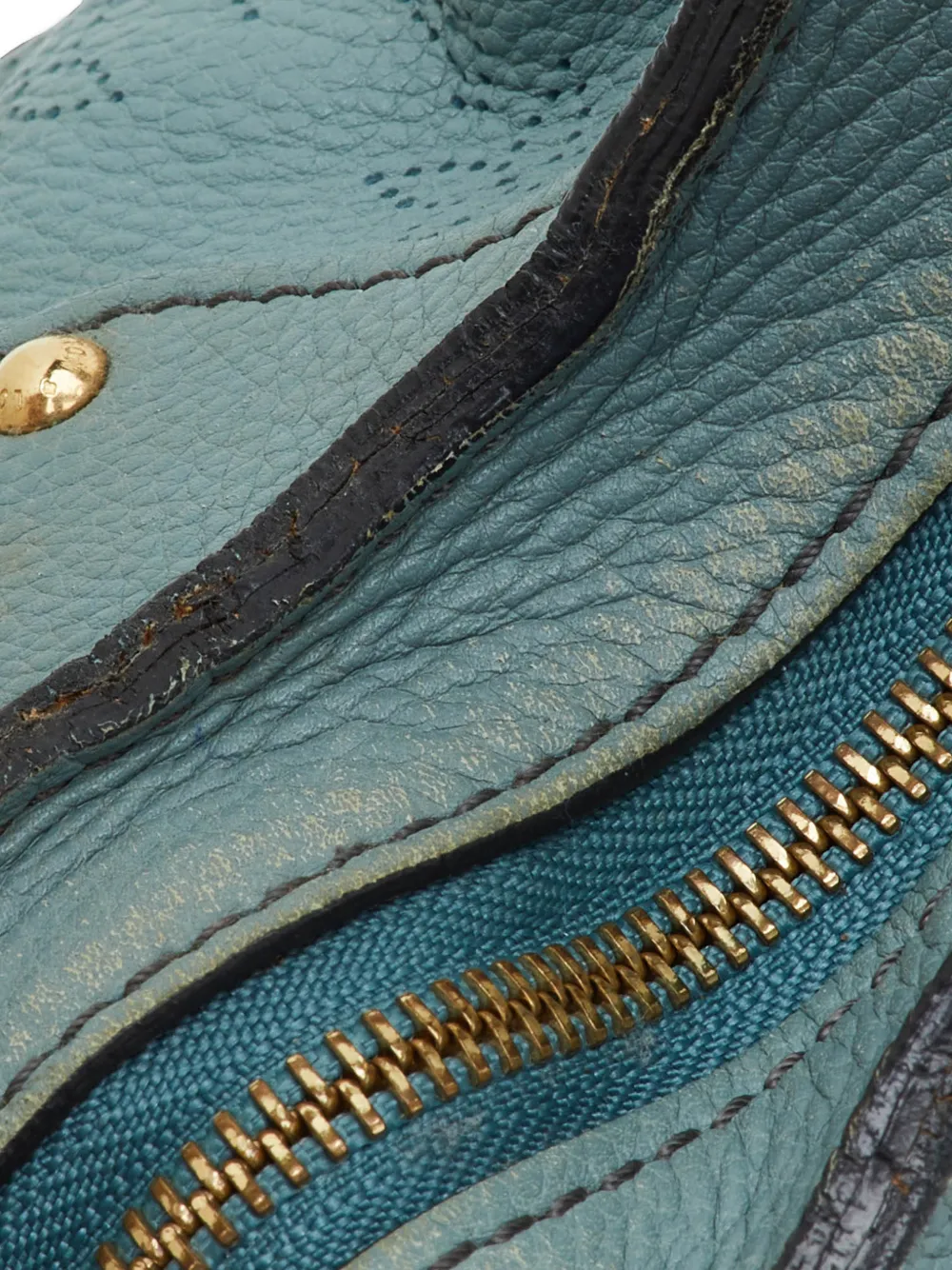 Louis Vuitton Pre-Owned 2010 PM Solar Mahina schoudertas Blauw