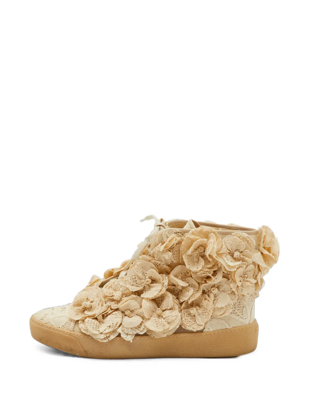 CHANEL Pre-Owned baskets montantes Camellia - Tons neutres CHANEL Pre-Owned baskets montantes Camellia - Tons neutres