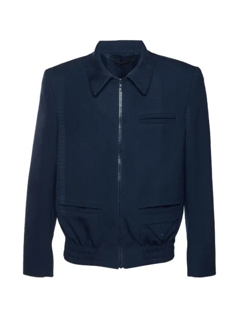 Louis Vuitton Pre-Owned monogram-jacquard zip-up jacket
