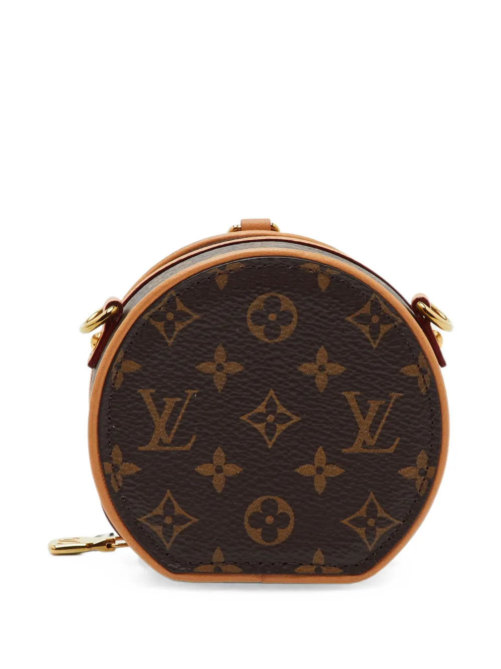 Louis Vuitton Pre-Owned 2019 mBoite Chapeau Necklace canvas mini-tas Bruin