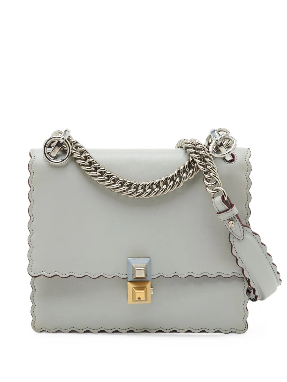 Fendi Pre-Owned 2018 kleine Kan I Schultertasche - Grau