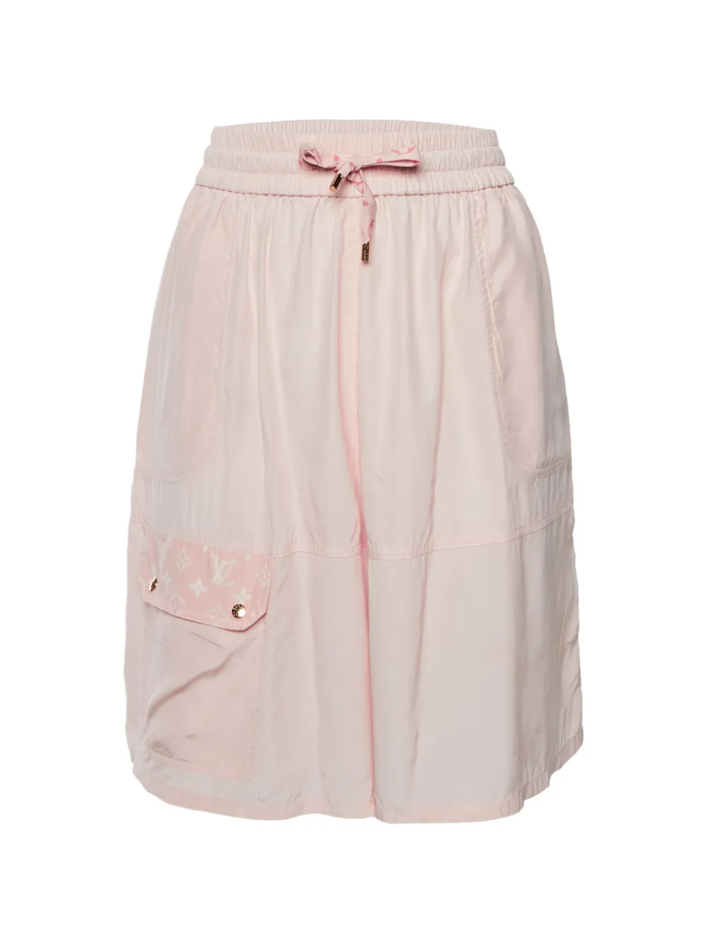 Louis Vuitton Pre-Owned short à détail monogrammé - Rose Louis Vuitton Pre-Owned short à détail monogrammé - Rose