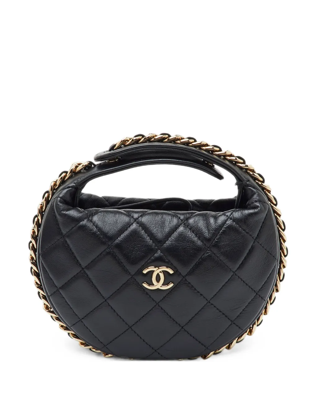 CHANEL Pre-Owned Chain Around quilted clutch bag - Nero