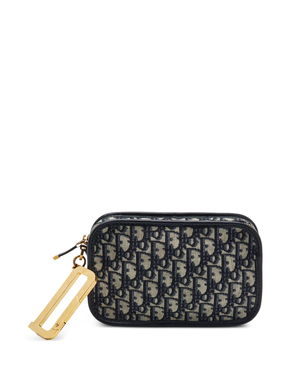 Christian Dior Pre-Owned 2018 Diorquake Oblique Clutch aus Canvas - Blau