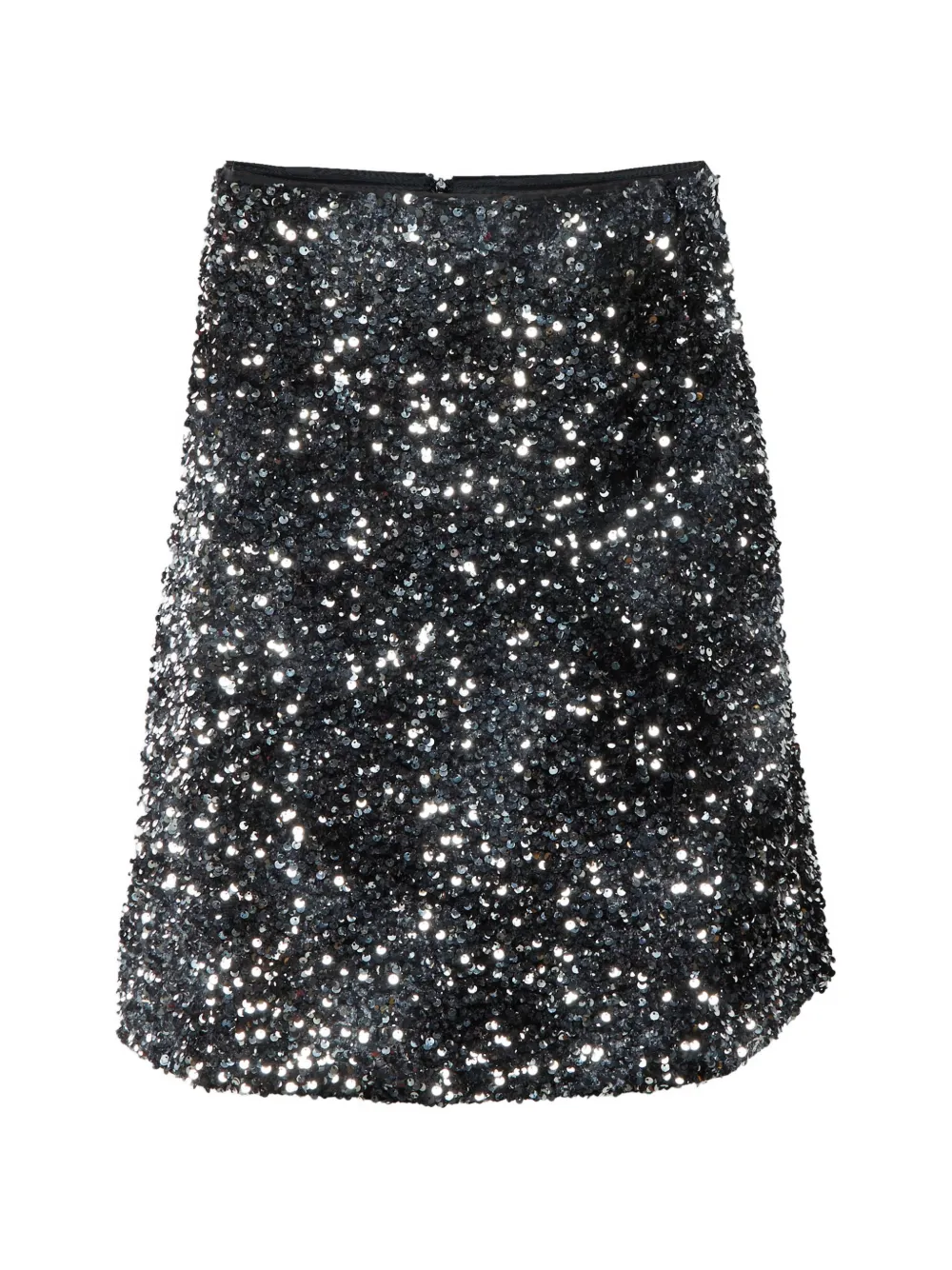 Weekend Max Mara minijupe évasée Uvetta à sequins - Noir Weekend Max Mara minijupe évasée Uvetta à sequins - Noir