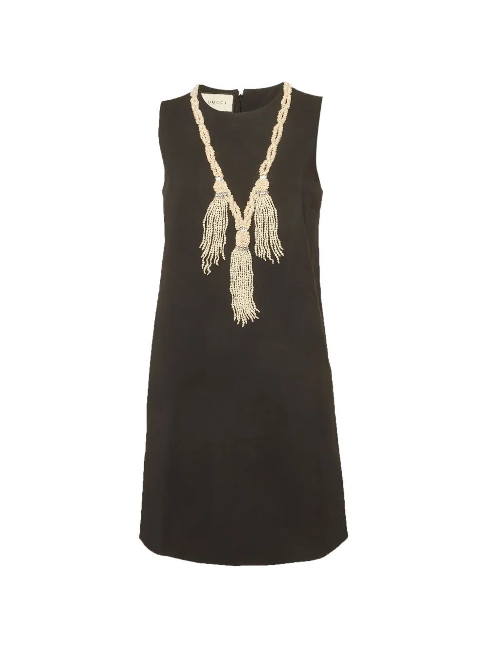 Gucci Pre-Owned knitted sleeveless mini dress - Nero