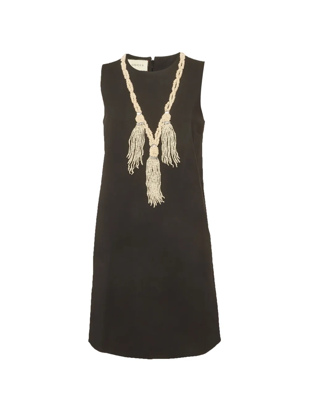 Gucci Pre-Owned knitted sleeveless mini dress - Nero