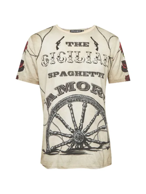 Dolce & Gabbana Pre-Owned The Sicilian graphic-print T-shirt