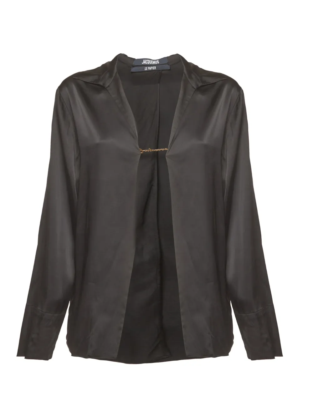 Jacquemus Pre-Owned La Chemise Notte open-front shirt - Nero
