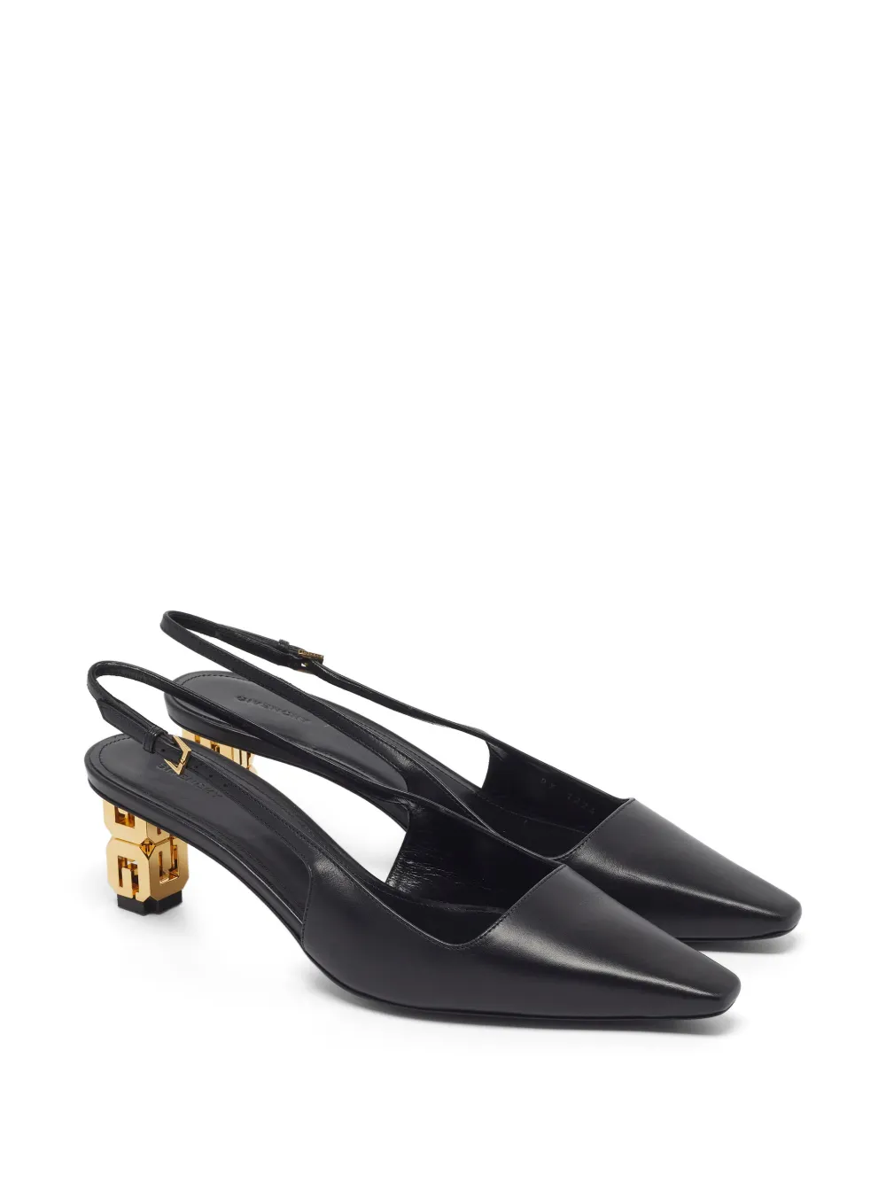 Givenchy Pre-Owned escarpins slingback G Cube - Noir Givenchy Pre-Owned escarpins slingback G Cube - Noir