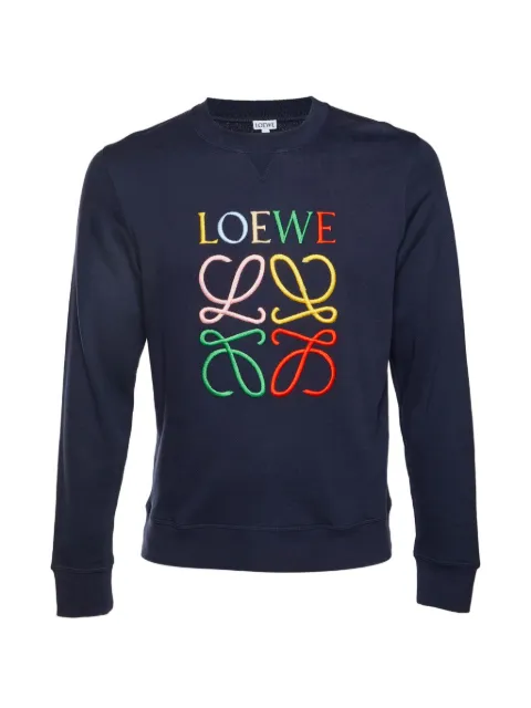 Loewe Pre-Owned Anagram embroidered sweatshirt