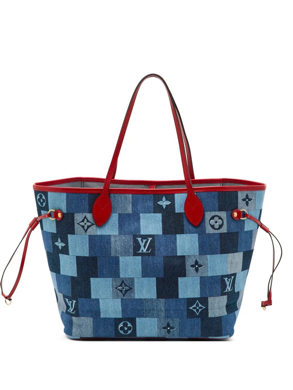 Louis Vuitton Pre-Owned sac à main Neverfull Patchwork MM (2019) - Bleu