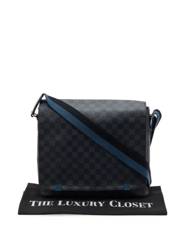ルイヴィトン ダミエ メッセンジャーバッグ Louis Vuitton Pre-Owned 2016 ディストリクト ダミエ グラフィット
