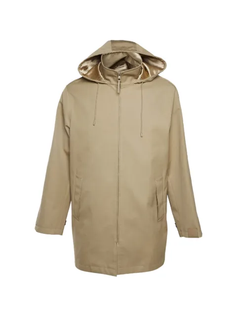 Louis Vuitton Pre-Owned layered zip-up parka coat