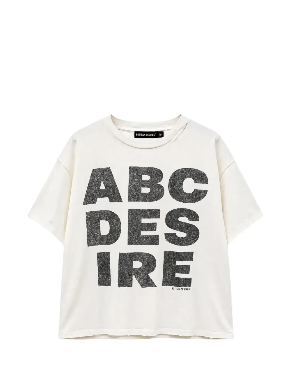 Bottega Desires ABC Desires distressed T-shirt