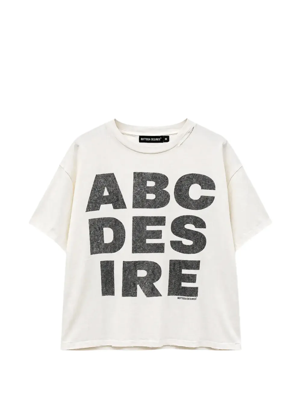 Bottega Desires ABC Desires distressed T-shirt