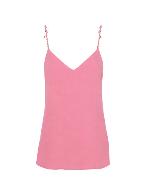 Triya Blusa alças finas Tais com pingente