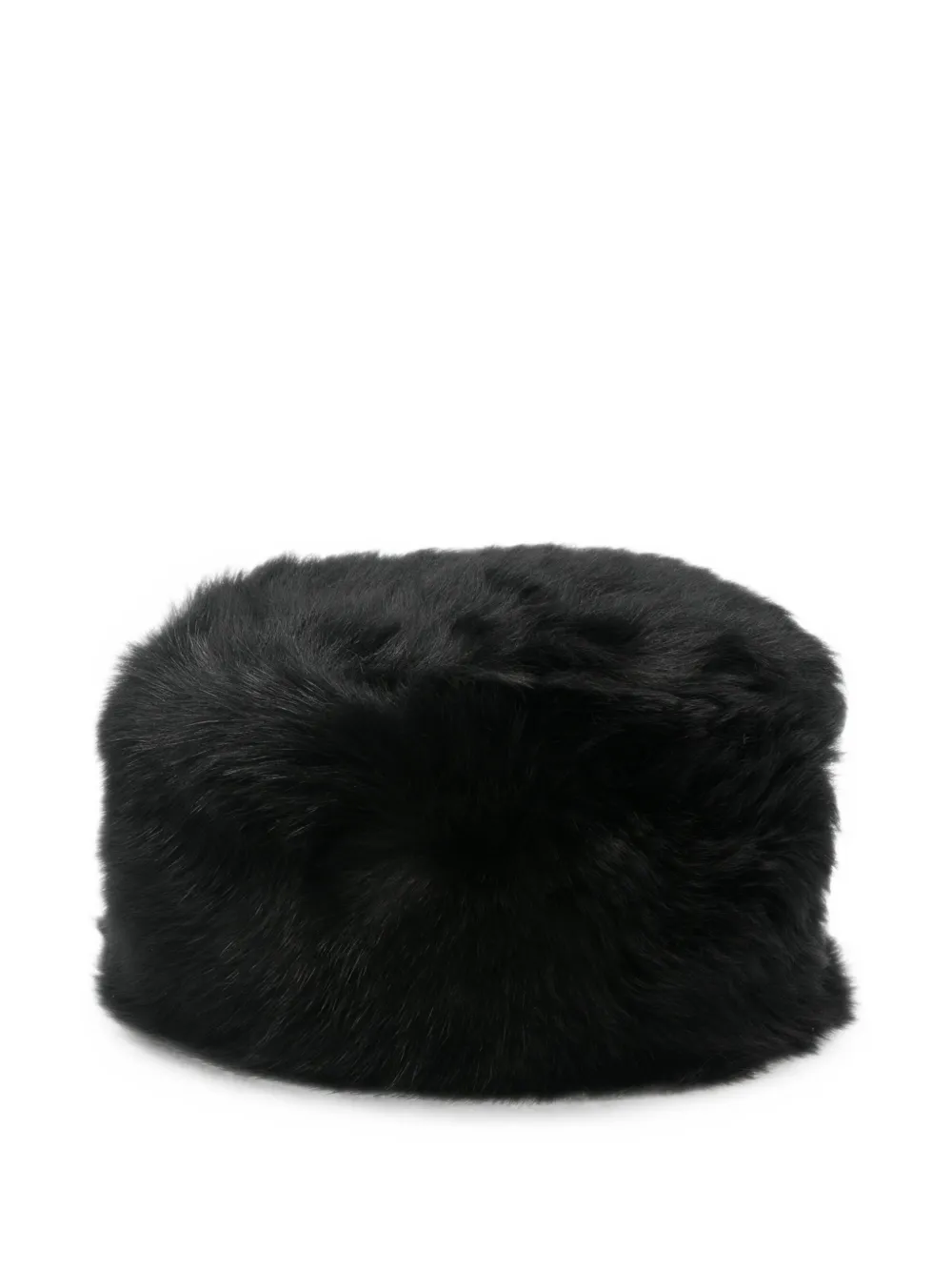 Agnona faux-fur hat - Nero
