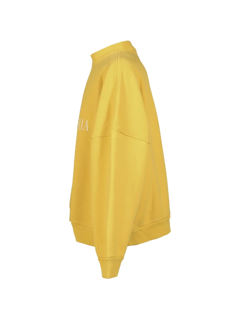 Willy Chavarria OS Chavantino sweater met geborduurd logo Geel