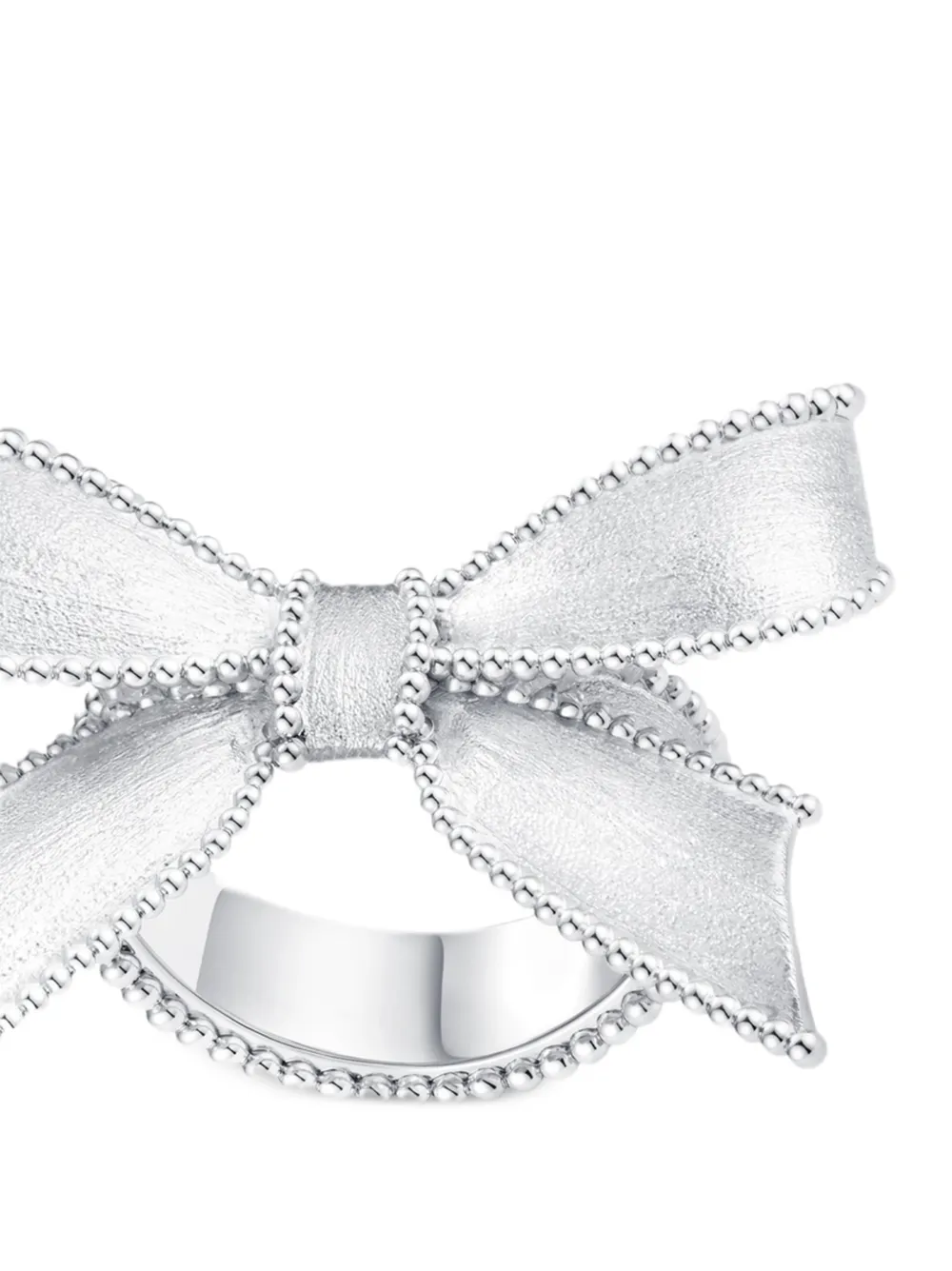 Shushu/Tong X Yvmin Bow-motif Silver Ring, view 2