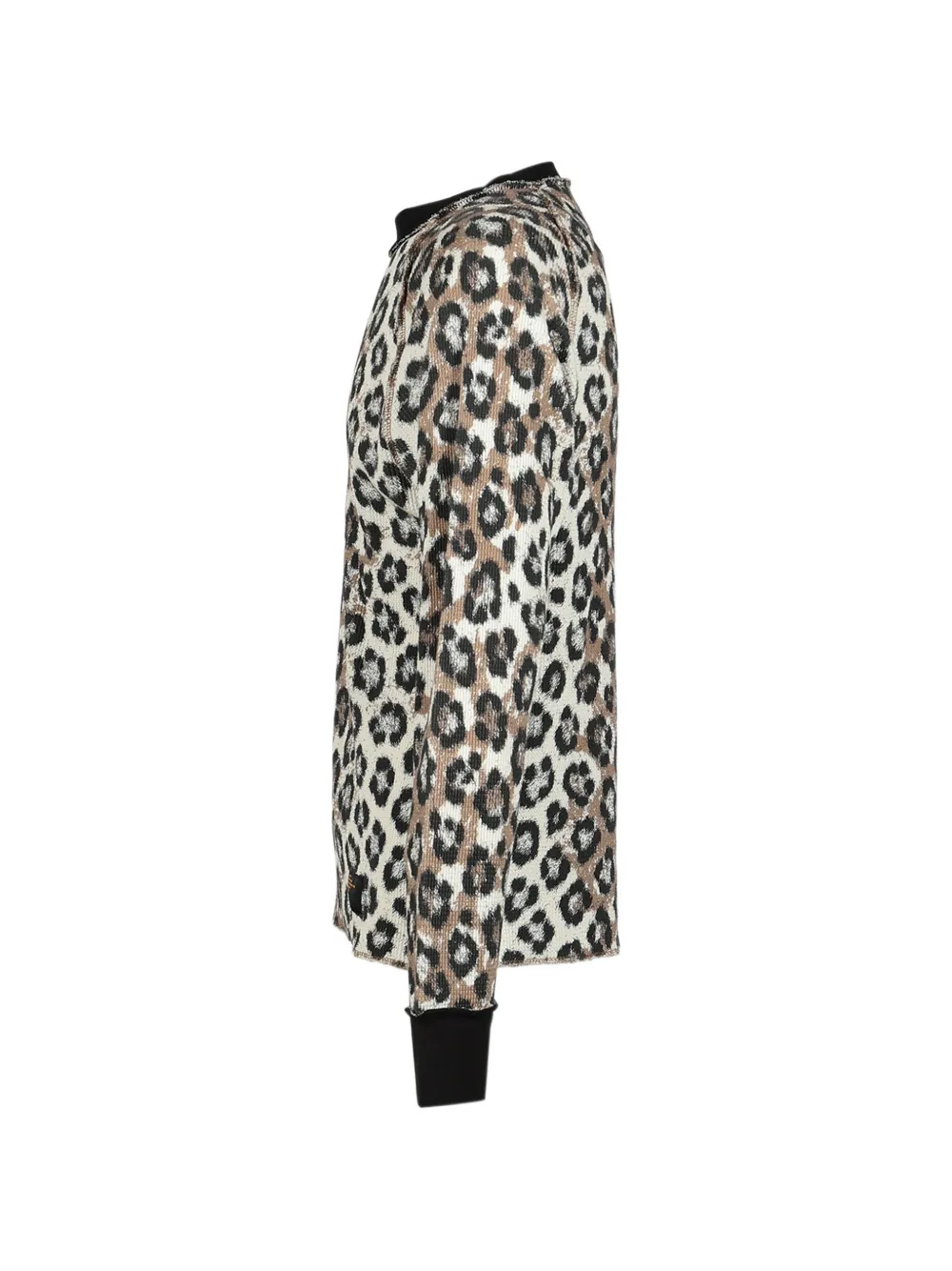 RASSVET Thermo-T-shirt met luipaard-print Beige