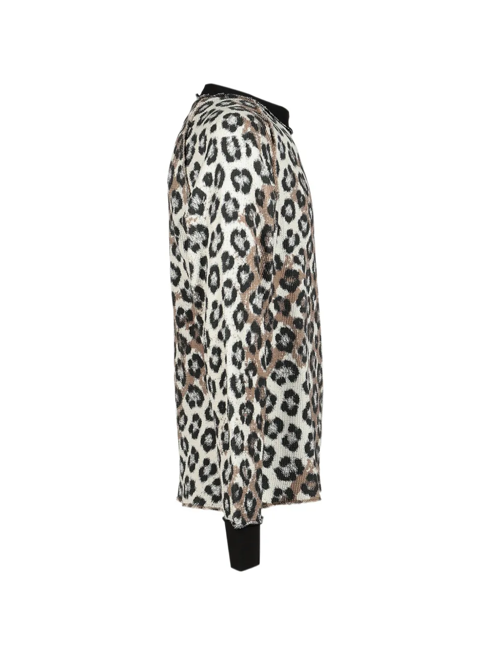 RASSVET Thermo-T-shirt met luipaard-print Beige