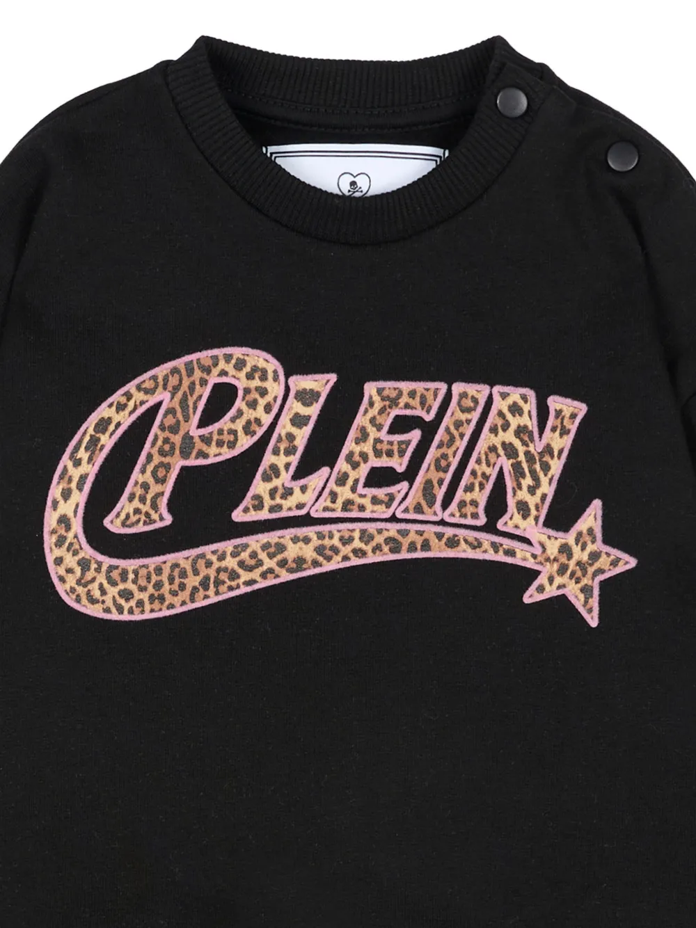 Philipp Plein Junior Trainingspak met luipaard-print en logo Zwart