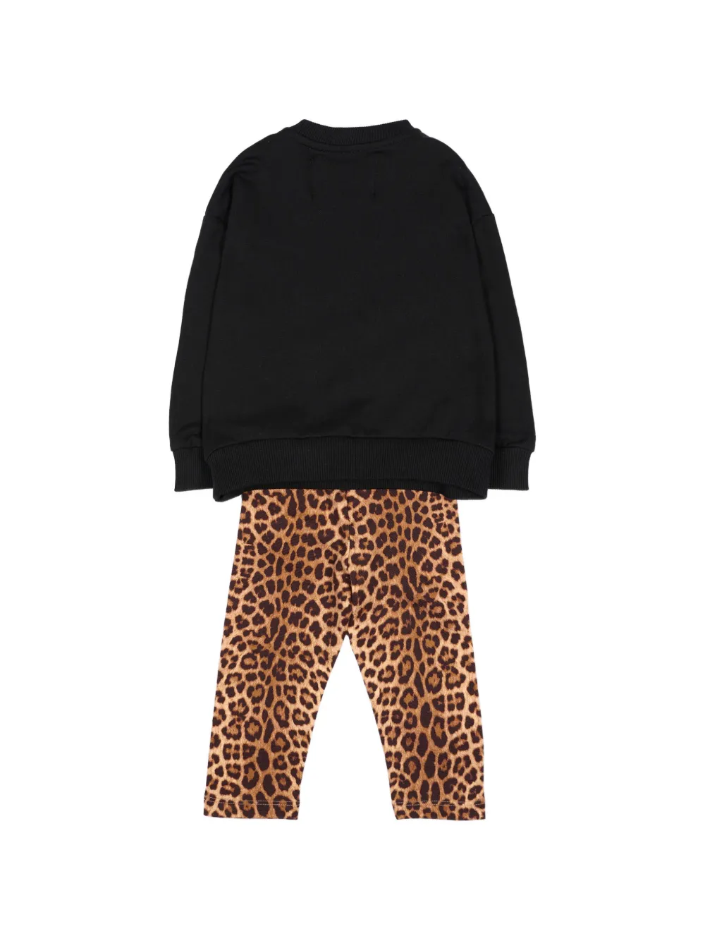 Philipp Plein Junior Trainingspak met luipaard-print en logo Zwart