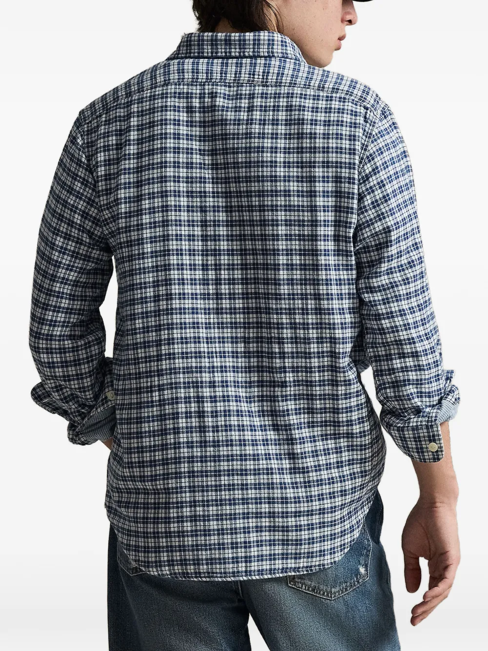 Polo Ralph Lauren Classic-fit Oxford overhemd met dubbele neus Blauw