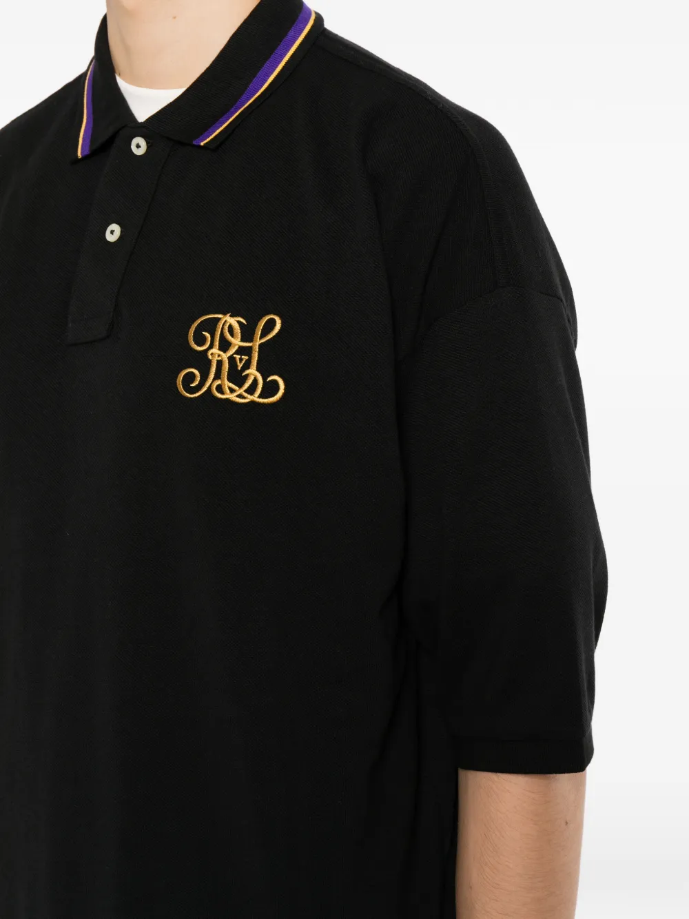 Polo Ralph Lauren Poloshirt met geborduurd logo Zwart