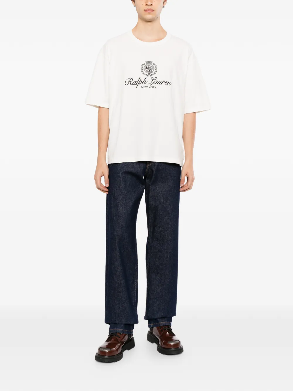 Polo Ralph Lauren T-shirt met geborduurd logo Wit