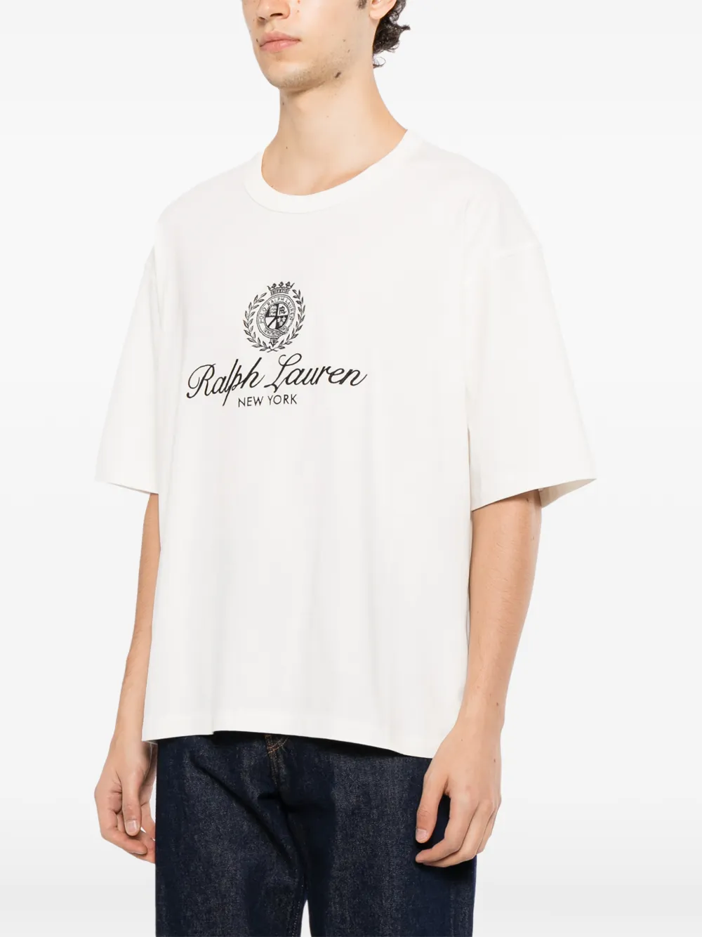 Polo Ralph Lauren T-shirt met geborduurd logo Wit