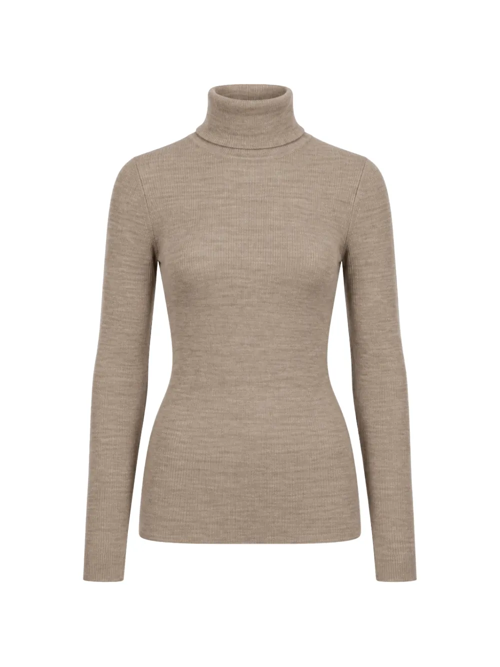 Max Mara ribbed-knit roll-neck sweater - Neutrals