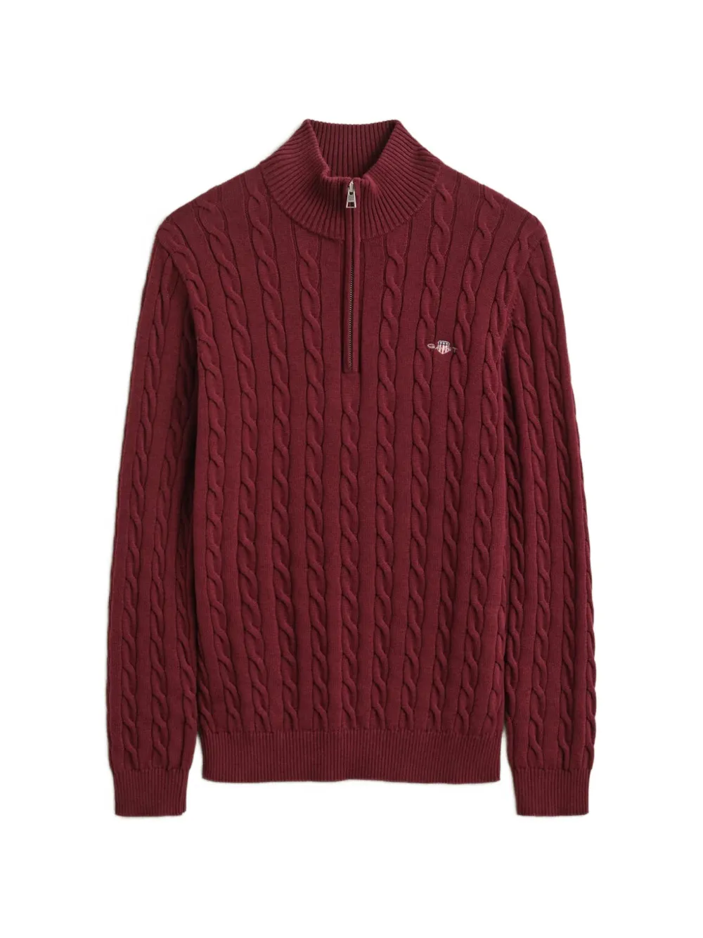 Gant cable-knit half-zip sweater